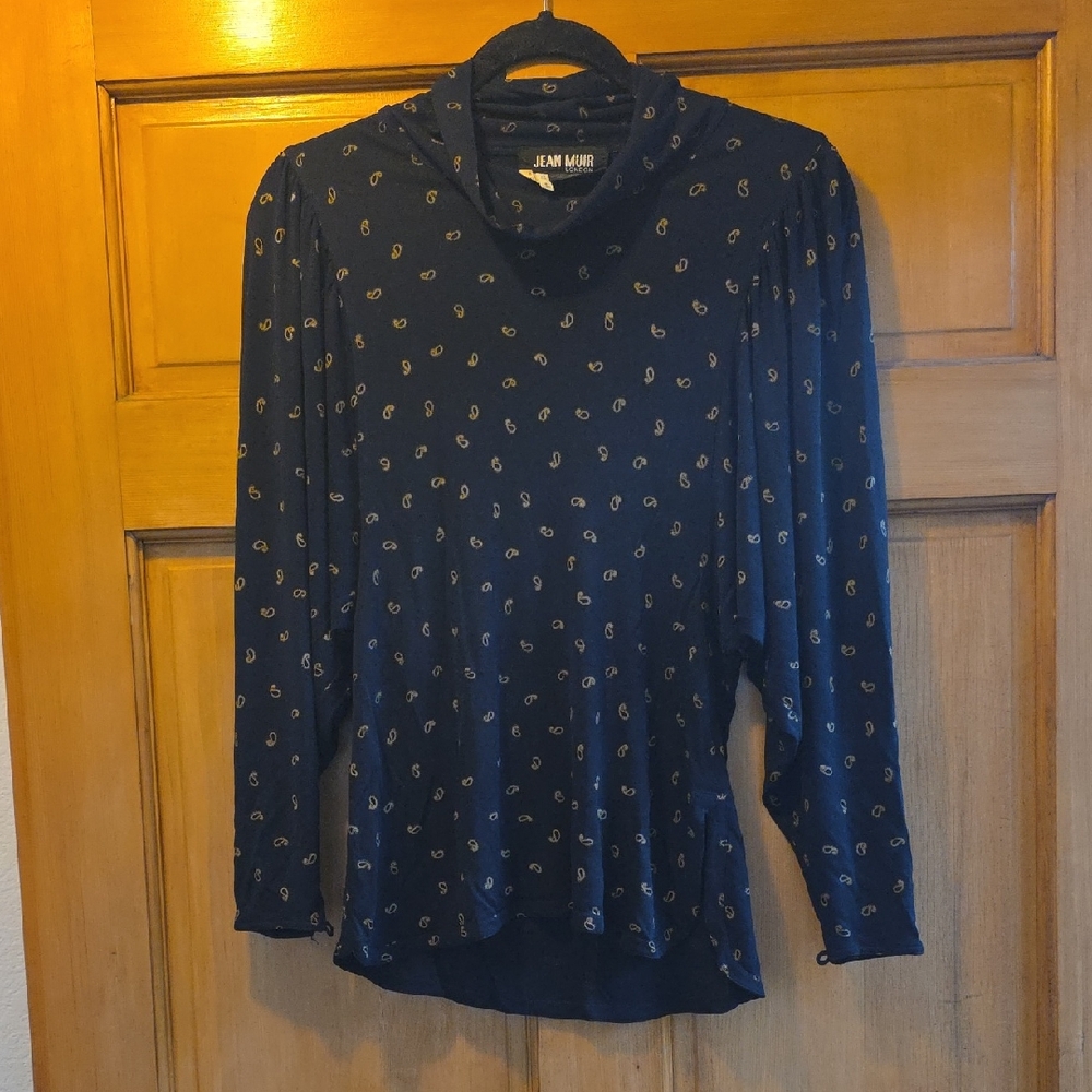 Vintage John Muir Women's Paisley Top